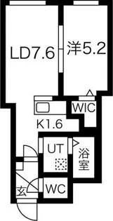 MRK創成川通【1階】の間取り