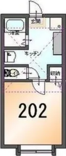 フラット麻生【2階】の間取り