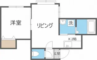 ブランネージュ東【3階】の間取り
