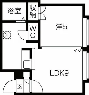 ガーデンパレス【403号室】の間取り
