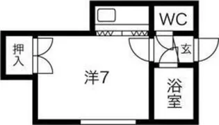 レ・クレージュ【101号室】の間取り