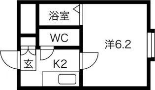 ラガール元町【108号室】の間取り