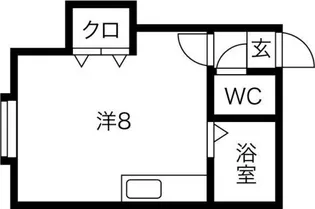 ライフステージ新道東A棟【3階】の間取り
