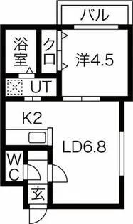 HOPE N8/E8【1階】の間取り