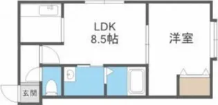 コスモス【3階】の間取り