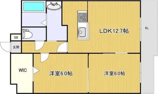 マーヴェラス20【1階】の間取り