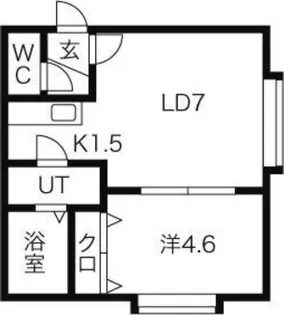 NUコート I【2階】の間取り