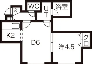リーフコートN16【3階】の間取り