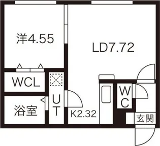 J-ecoa北27条【2階】の間取り