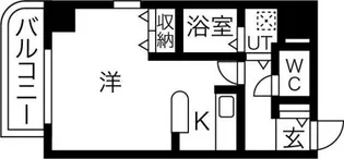 フェリスカーサN20【4階】の間取り