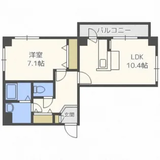 エスパス元町【401号室】の間取り