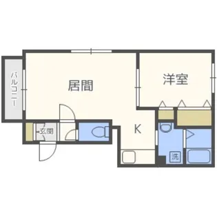 ボナールN18【4階】の間取り