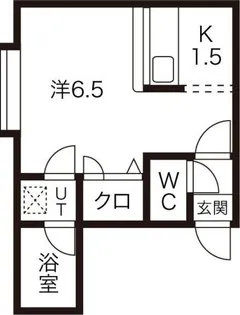 ジークフリート元町【201号室】の間取り