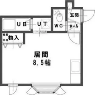 ルミエール北28条B棟【3階】の間取り