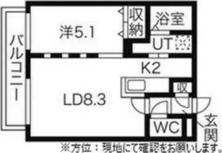グランデプレシア環状通東【2階】の間取り