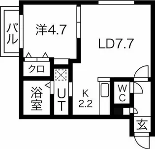 Balboni N17【3階】の間取り