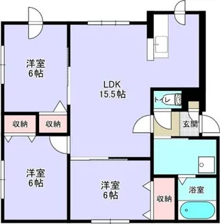 ヴァンテアン元町【1階】の間取り