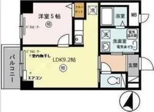 エアリー元町【3階】の間取り