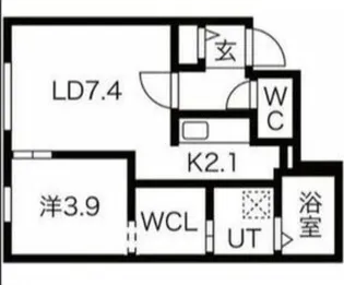 Maison de est(メゾンドエスト)【2階】の間取り