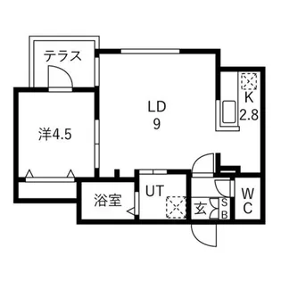 CREA ASABU【1階】の間取り