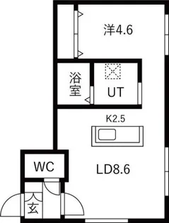 CREA ASABU【2階】の間取り