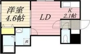 エステート北19【4階】の間取り