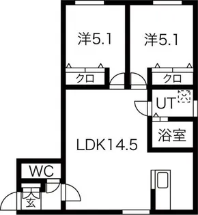 EFFICIENT N19【2階】の間取り