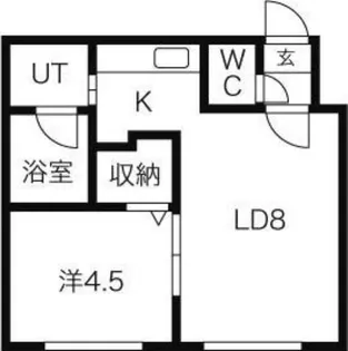 サンテモンターニュ【3階】の間取り