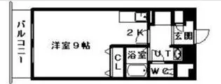 サテラ北34条【5階】の間取り