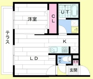 ブラントワール新道東【3階】の間取り