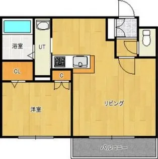 シュクレ【401号室】の間取り