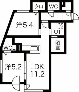 Kino(キノ)【4階】の間取り