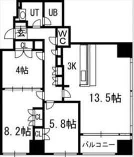 グランカーサ裏参道【12階】の間取り
