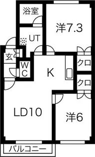 パールハイム40【4階】の間取り