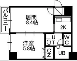 willDo北24条【3階】の間取り