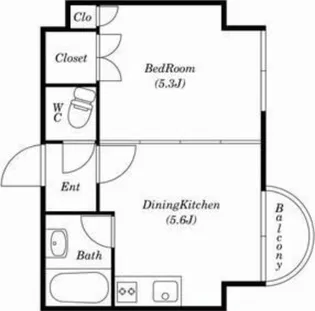 FRESA【3階】の間取り