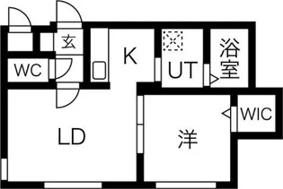 MTガーデンNorth II【1階】の間取り