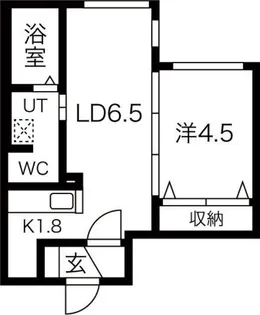 grandir北大前【2階】の間取り