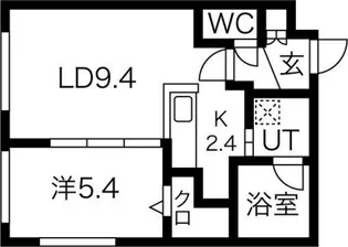 サブレ【5階】の間取り