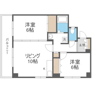 レジデンスカトウ【301号室】の間取り