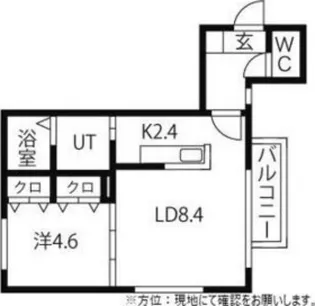 アネトス北10条 【4階】の間取り