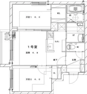 Mesig Green(ミーシグ グリーン)【2階】の間取り