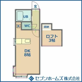 パレス元町【203号室】の間取り
