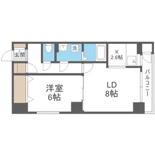 ミルネージュ35【3階】の間取り