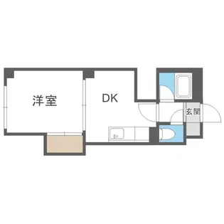 スピアシティ北24条【1階】の間取り