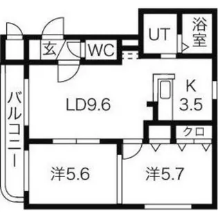 I claire アイクレール元町【4階】の間取り