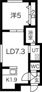 MRK創成川通【2階】の間取り