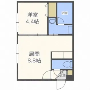 セルマ北元町【4階】の間取り