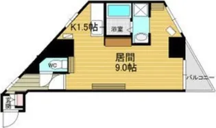 フロンティア157 【8階】の間取り