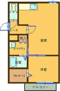 L.VALLEY MH麻生(エルバレーエムエイチアサブ)【2階】の間取り